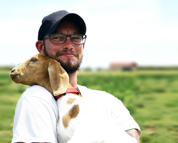 A Man and His Goat: The Story of Chris and Belle